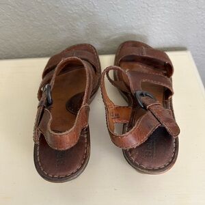 Born brown sandals with wedge heal